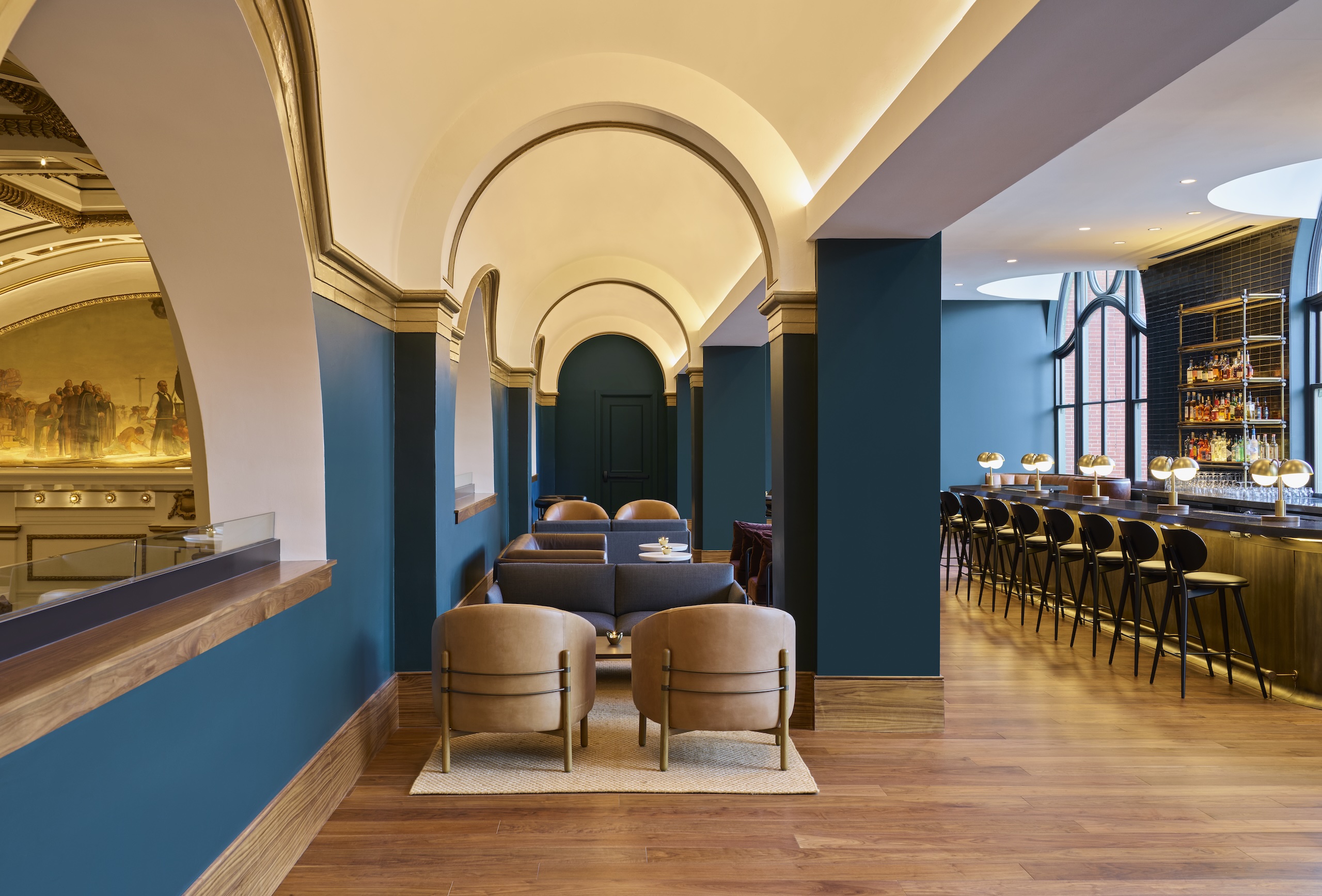 The interior of No. 119 at Asher Adams Hotel, Salt Lake City during the daytime